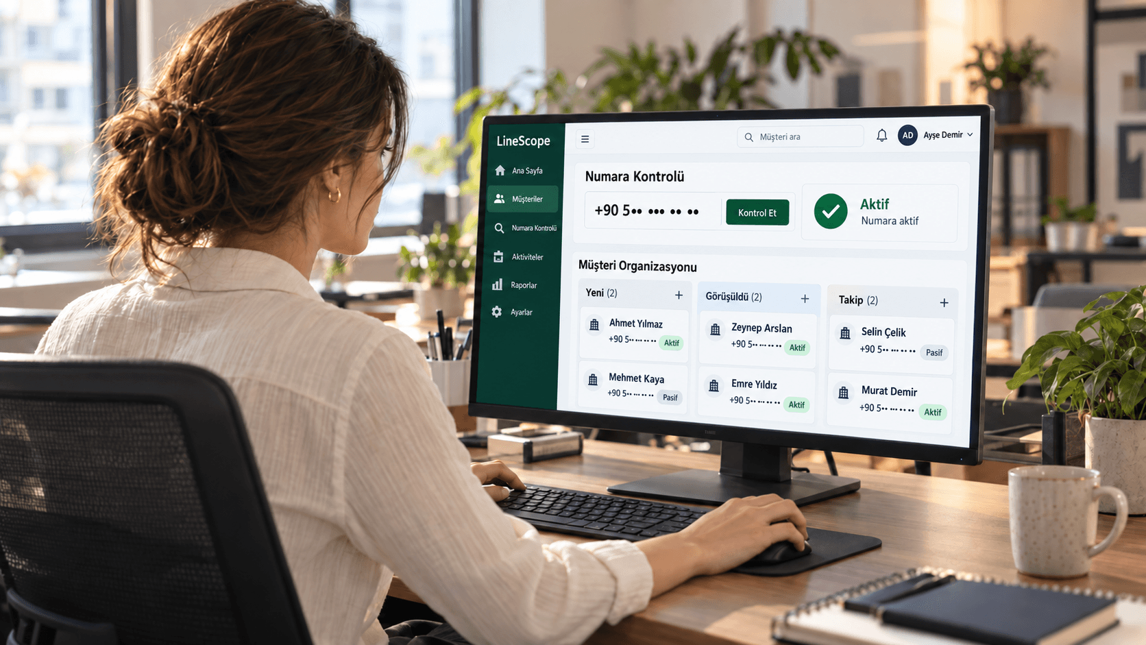 LineScope: Numara Sorgulama ve Müşteri Takip Sistemi